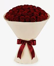 Букет 101 Бордовая роза Блэк Бакарра в Смирных