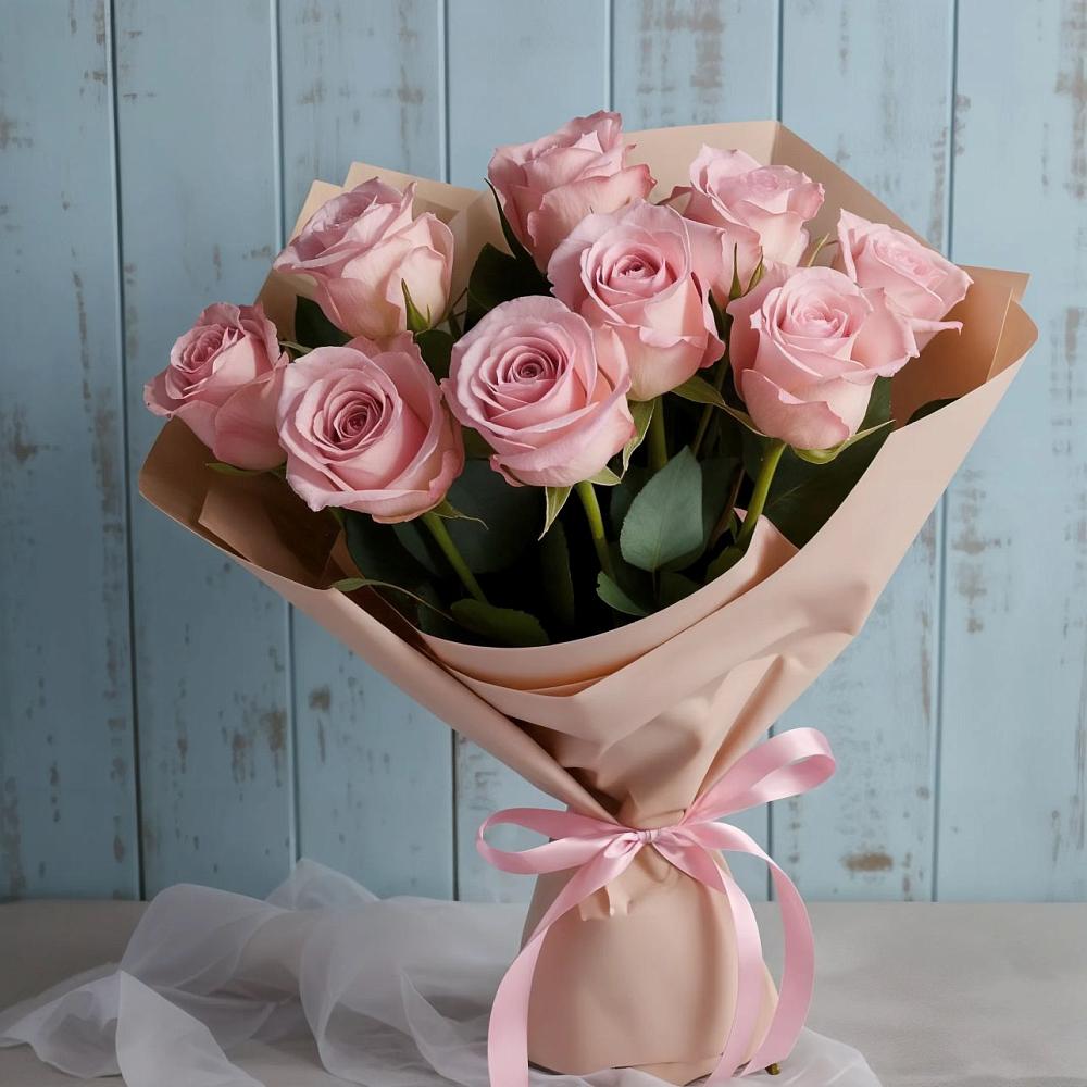 Букет цветов из: Розы в Смирных