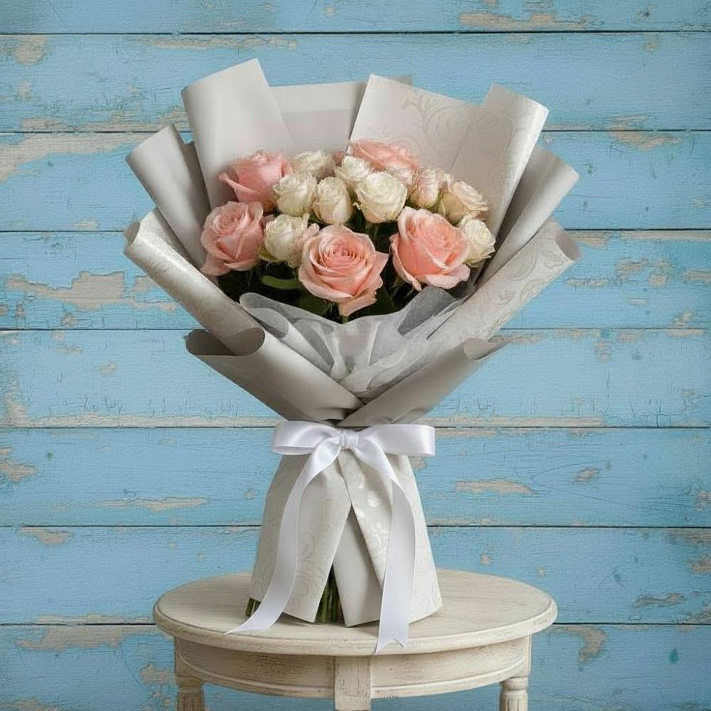 Букет цветов из: Розы в Смирных