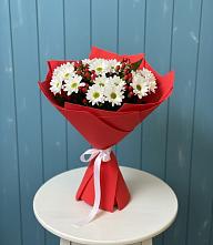 Букет цветов из:  Хризантемы #REPLACE_PRED# Смирных