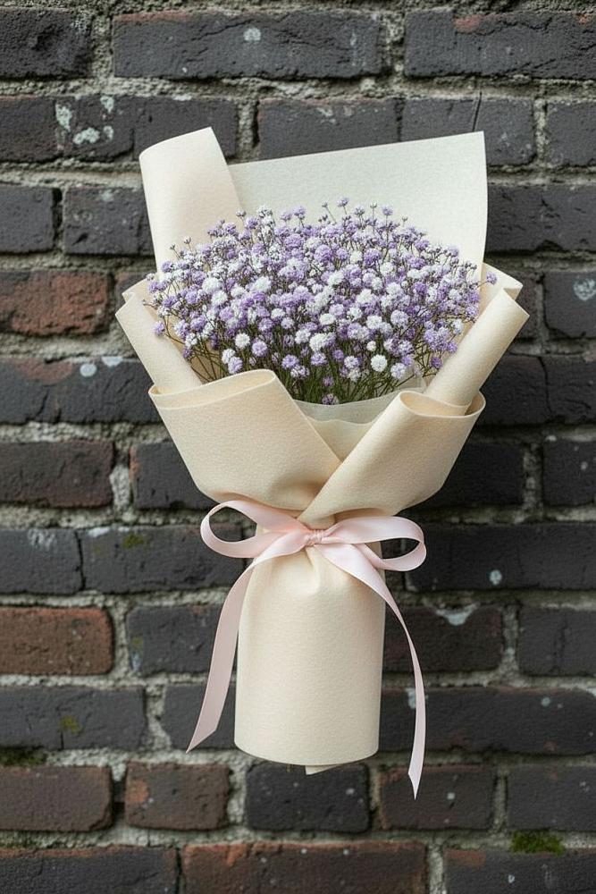 Букет цветов из: Гипсофила в Смирных