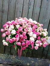 Букет Розовые кустовые розы Натали и Лав Лидия #REPLACE_PRED# Смирных