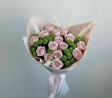 Букет цветов из:  Розы и Хризантемы #REPLACE_PRED# Смирных