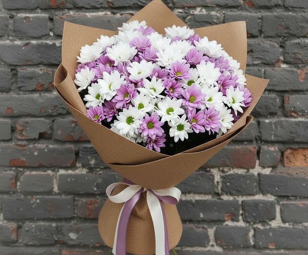 Букет цветов из: Хризантемы в Смирных