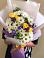 Букет цветов из: Ирисы, Хризантемы и Розы в Смирных