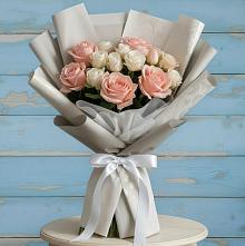 Букет цветов из:  Розы в Смирных