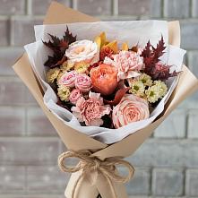 Букет цветов из:  Гвоздики, Хризантемы и Розы #REPLACE_PRED# Смирных
