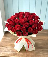Букет 29 Красных роз в Смирных
