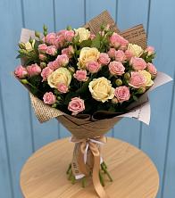 Букет цветов из:  Розы в Смирных