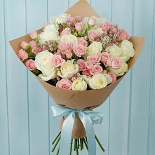 Букет цветов из:  Розы в Смирных