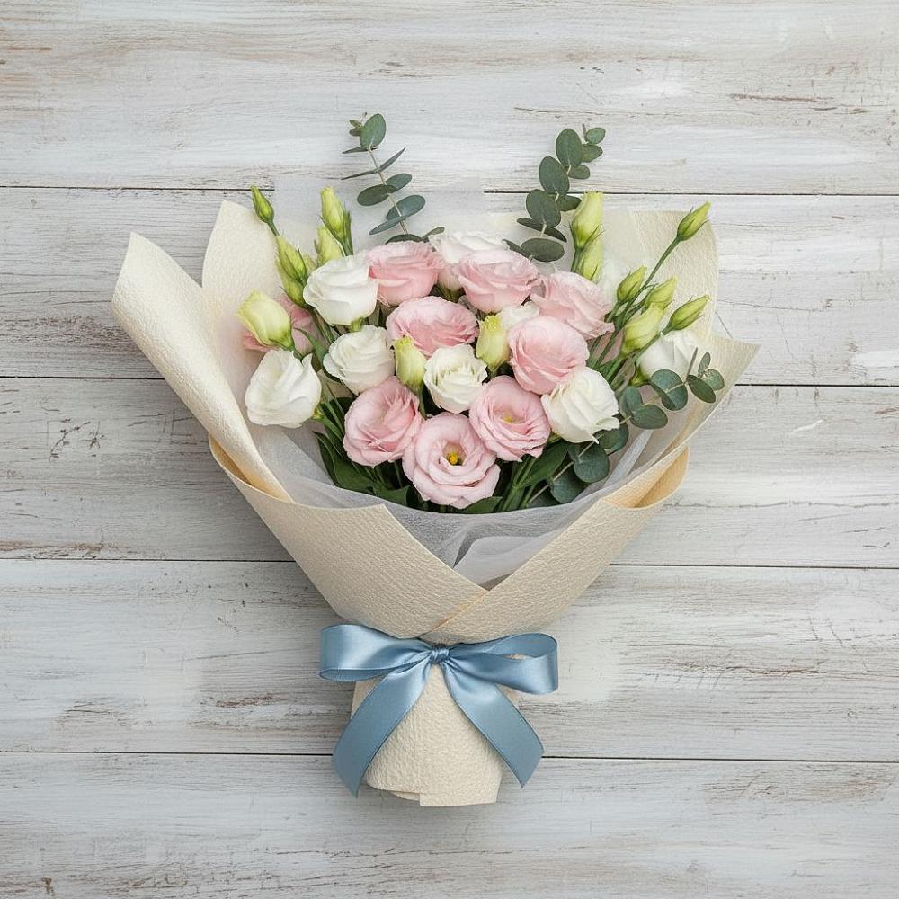 Букет цветов из: Лизиантусы в Смирных